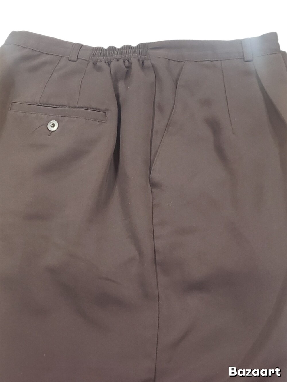 Liz Claiborne Crazy Horse Women's Dark Brown Dress Trousers, 22W